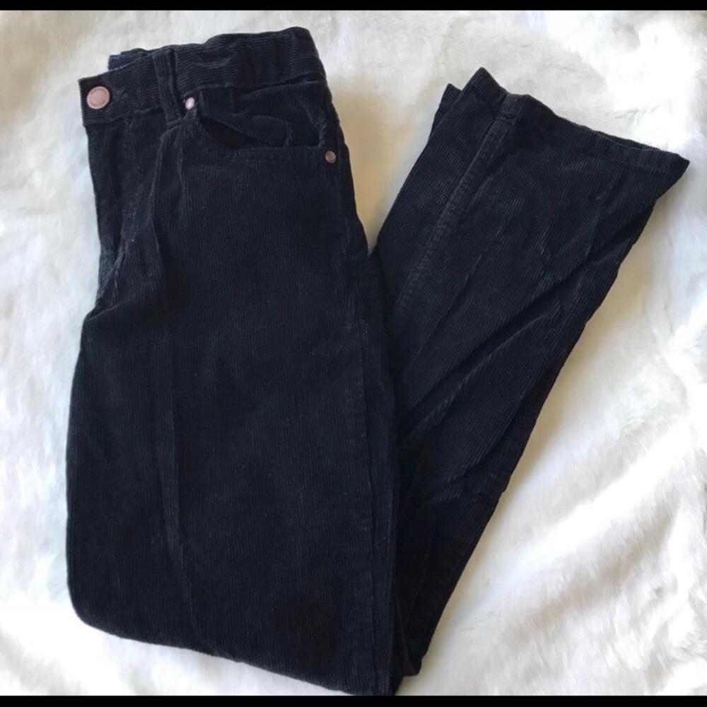 Land’s End black ankle grazer corduroys